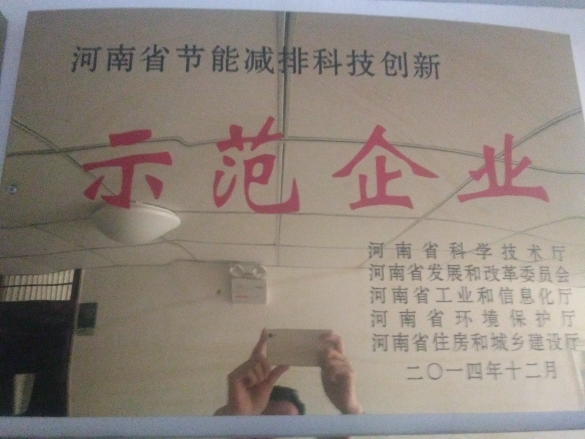 河南省節能減排示范企業(yè)